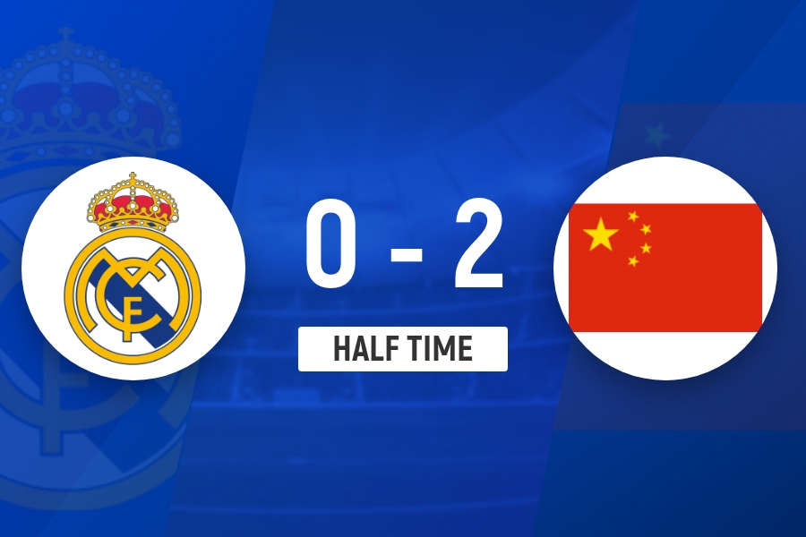 半场-U17女足2-0皇马女足U17 王晨西闪击成宛迪助攻吴逸晨破门